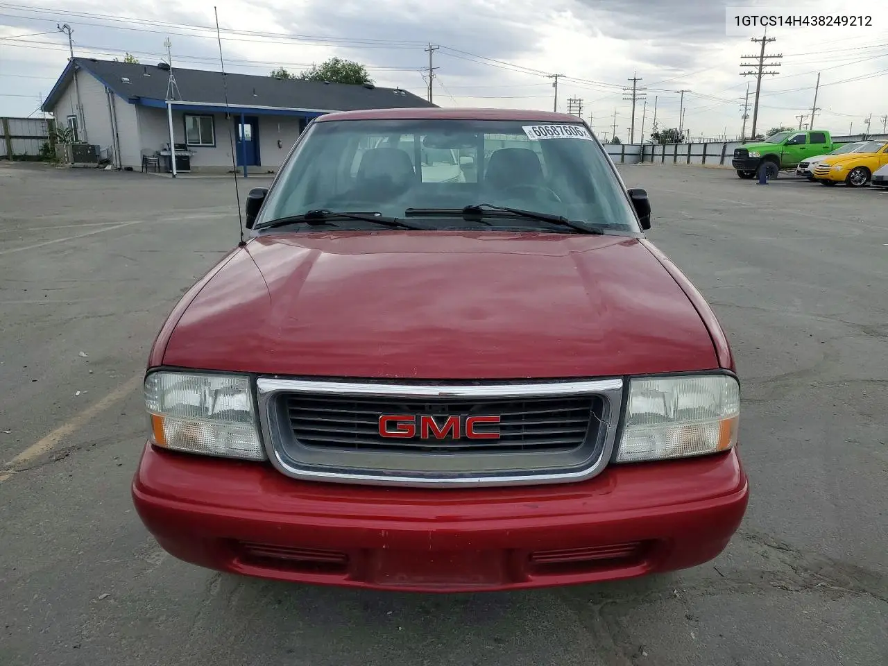 2003 GMC Sonoma VIN: 1GTCS14H438249212 Lot: 60687606