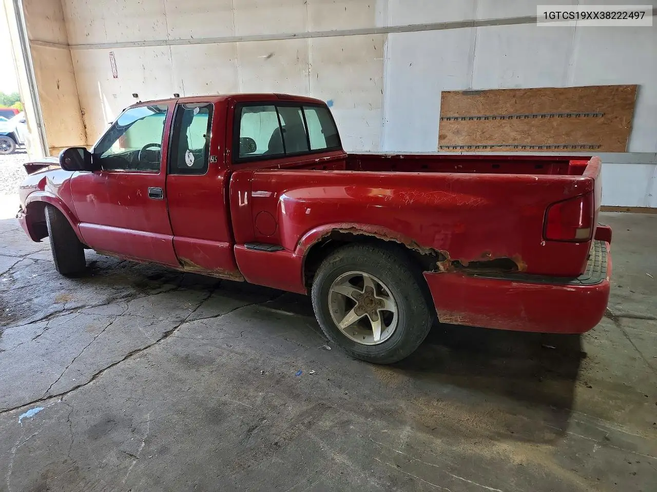 2003 GMC Sonoma VIN: 1GTCS19XX38222497 Lot: 60826606