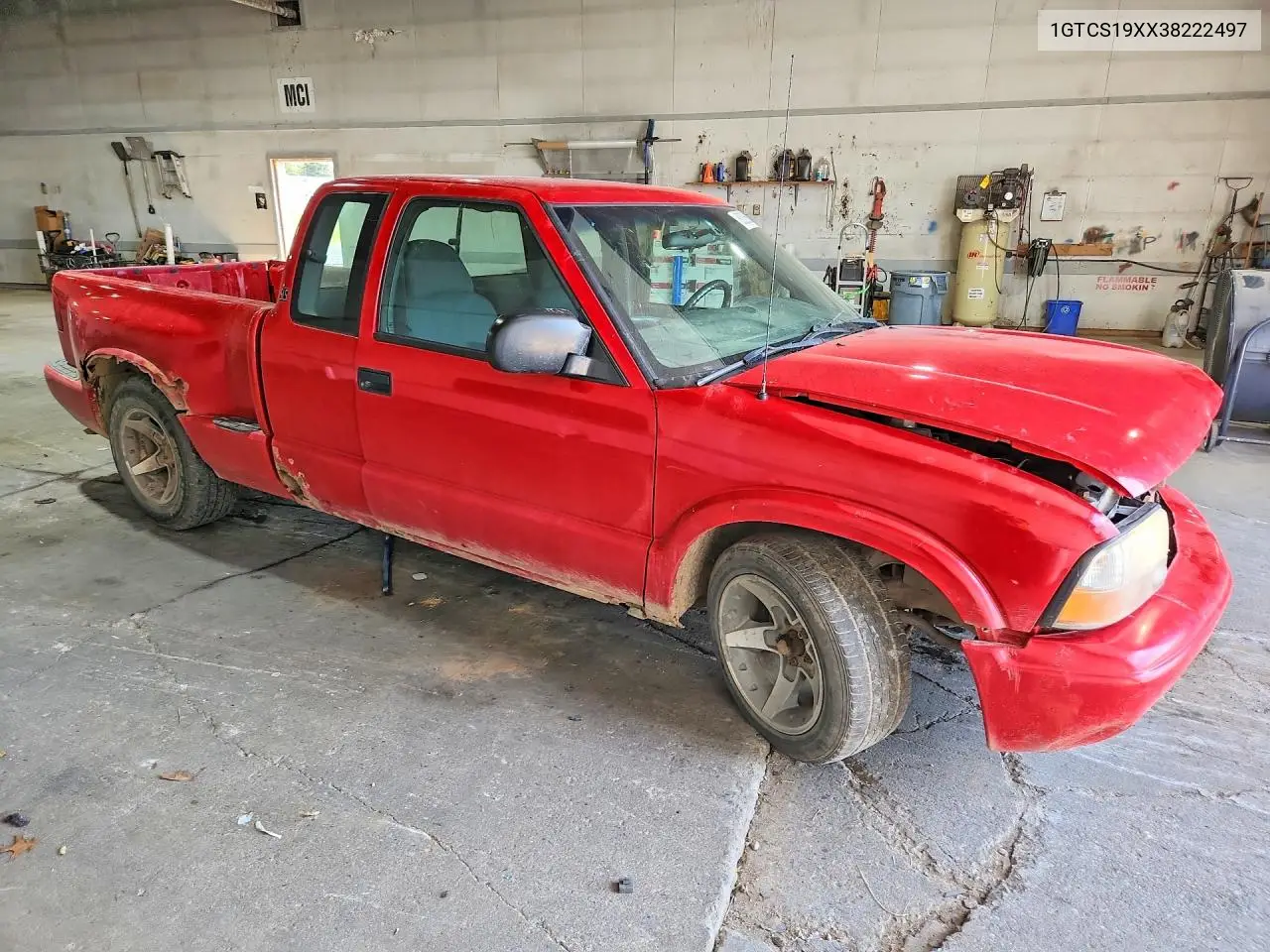 2003 GMC Sonoma VIN: 1GTCS19XX38222497 Lot: 60826606