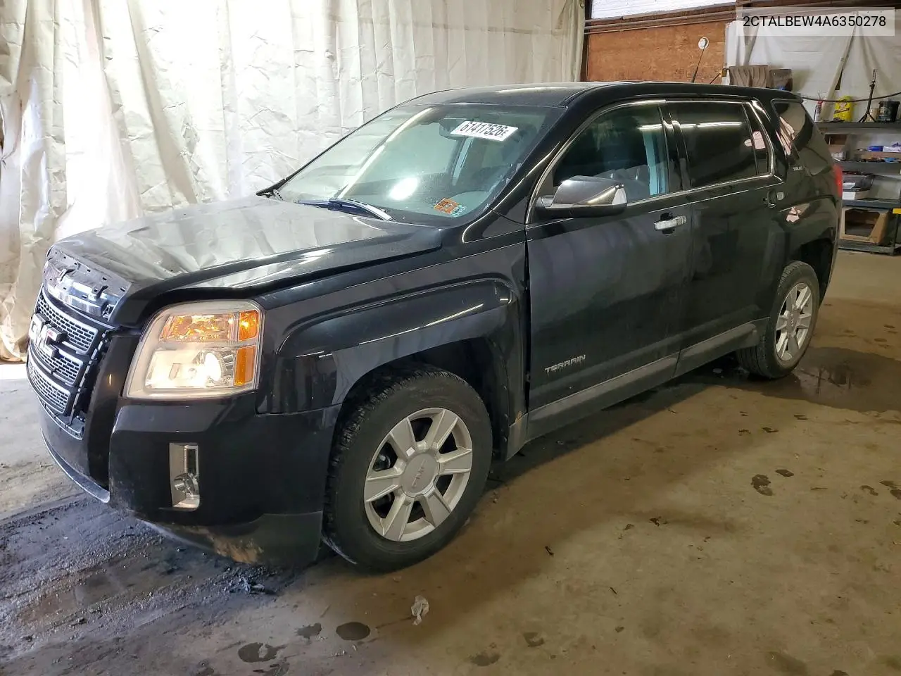 2010 GMC Terrain Sle VIN: 2CTALBEW4A6350278 Lot: 61417526