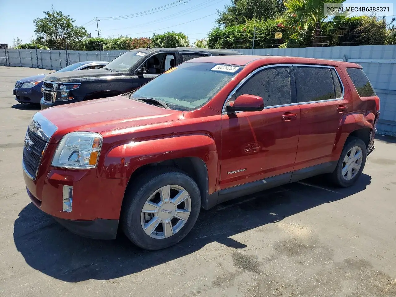 2011 GMC Terrain Sle VIN: 2CTALMEC4B6388371 Lot: 60819256