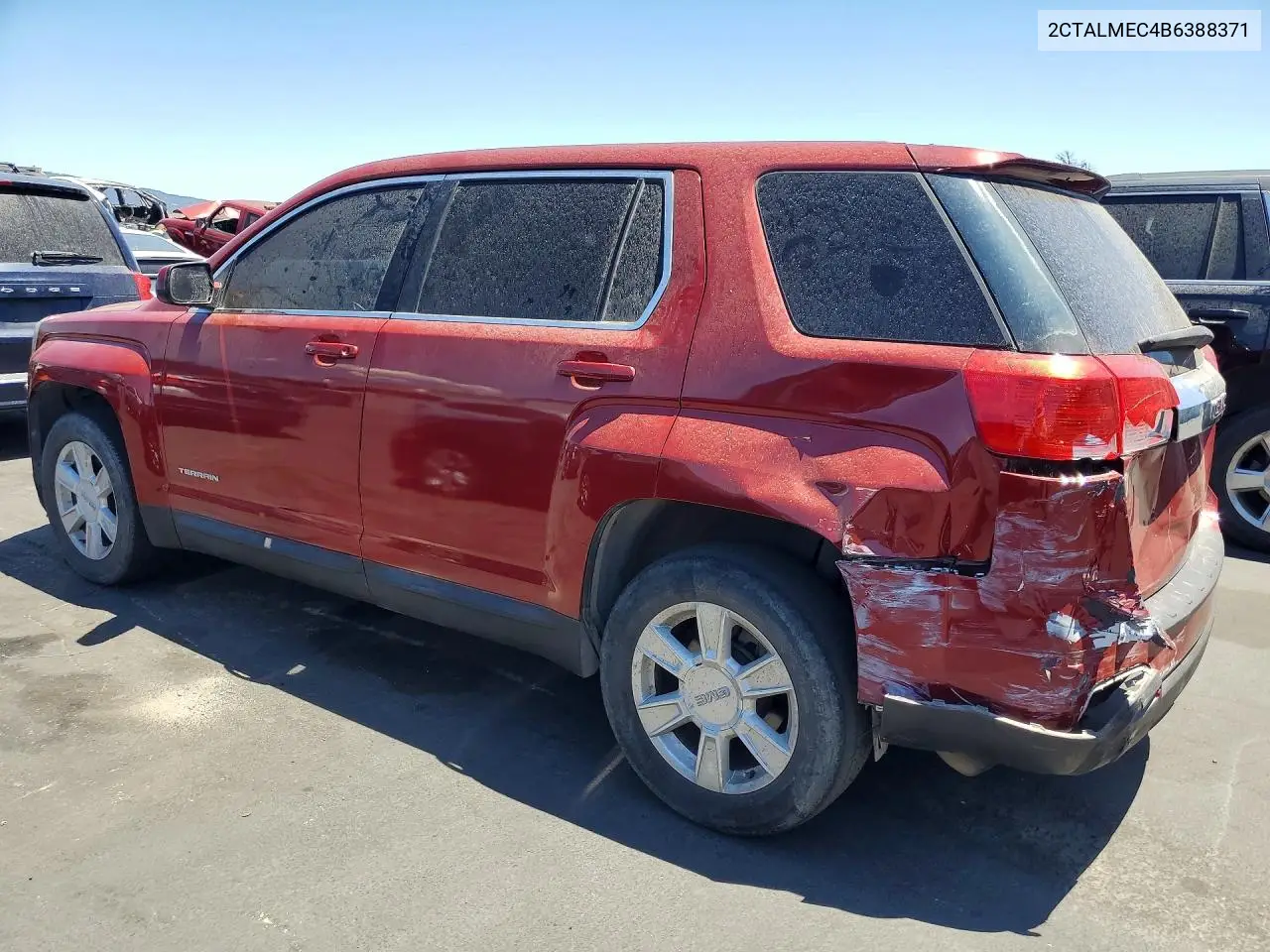 2011 GMC Terrain Sle VIN: 2CTALMEC4B6388371 Lot: 60819256