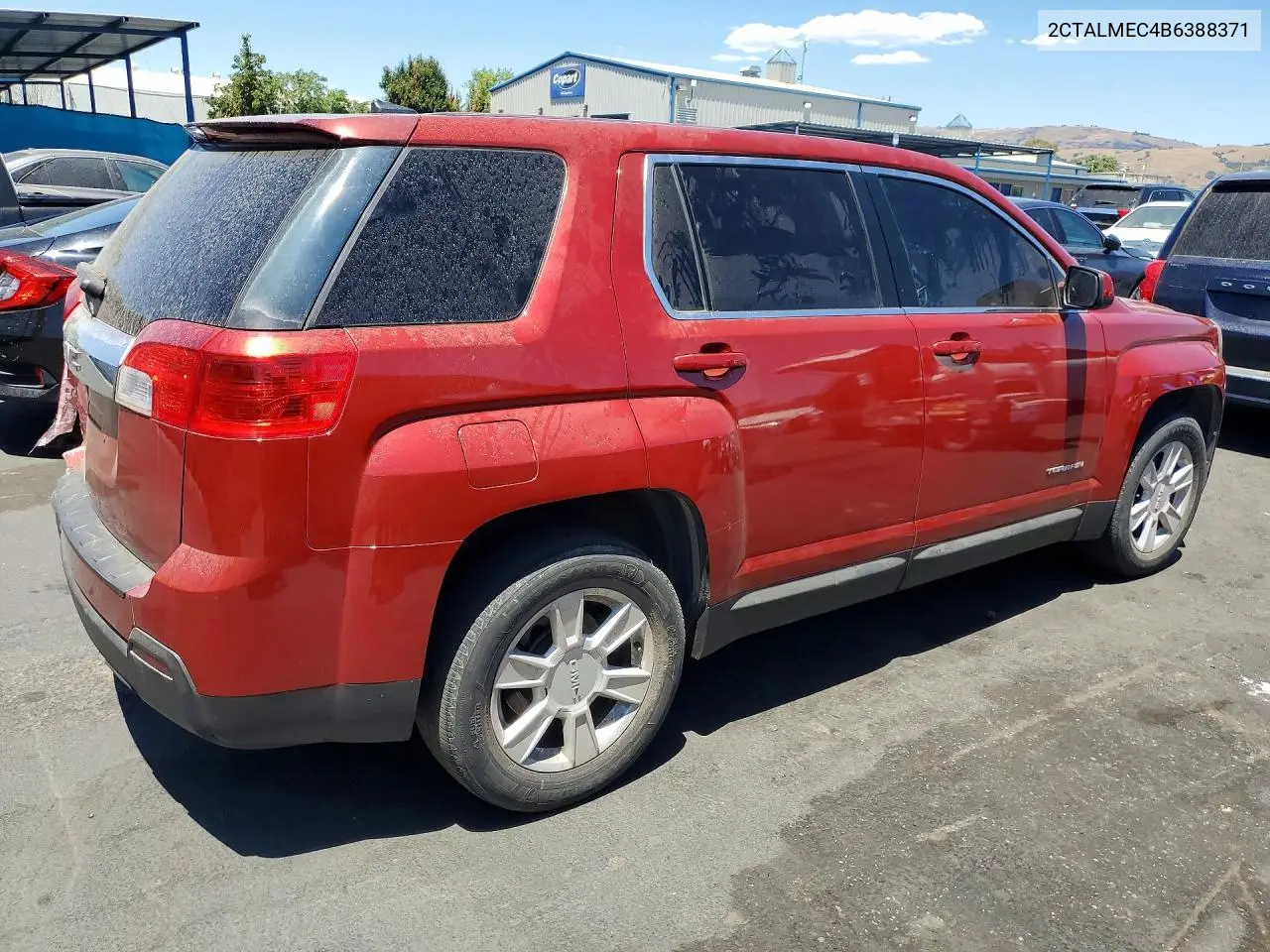 2011 GMC Terrain Sle VIN: 2CTALMEC4B6388371 Lot: 60819256