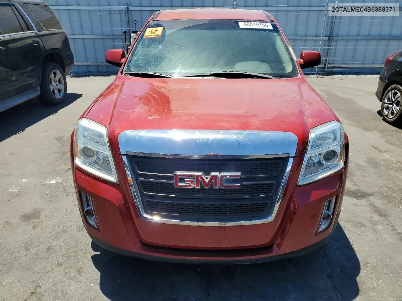 2011 GMC Terrain Sle VIN: 2CTALMEC4B6388371 Lot: 60819256
