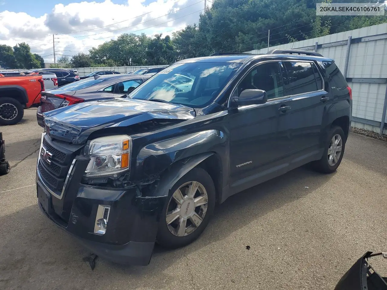 2012 GMC Terrain Sle VIN: 2GKALSEK4C6106761 Lot: 57324676