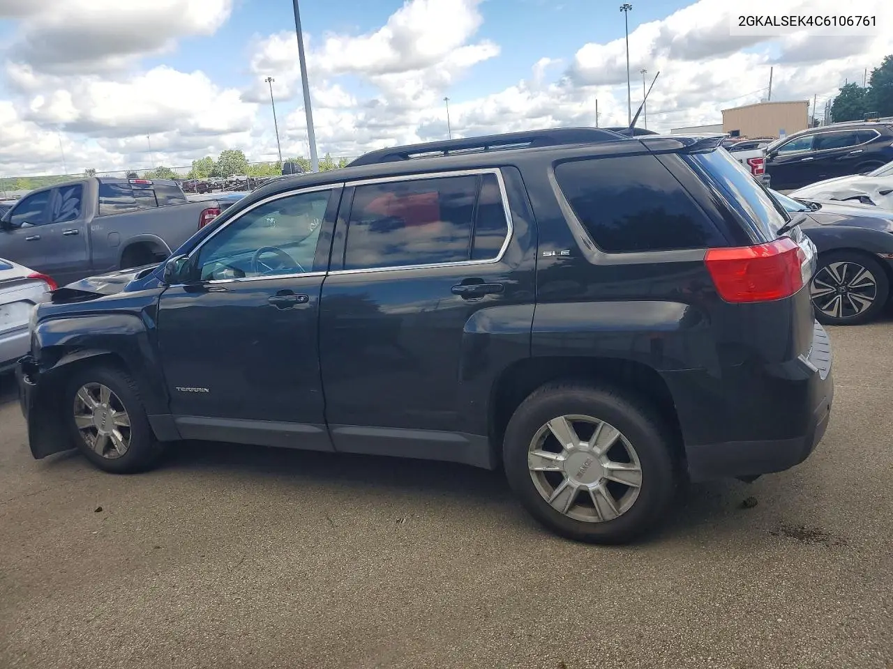 2012 GMC Terrain Sle VIN: 2GKALSEK4C6106761 Lot: 57324676