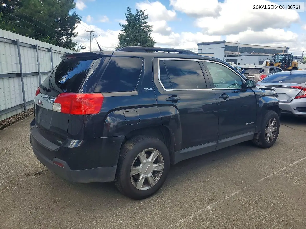2012 GMC Terrain Sle VIN: 2GKALSEK4C6106761 Lot: 57324676