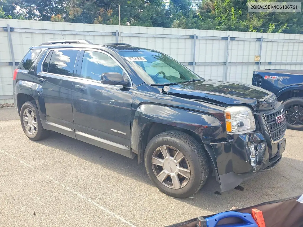 2012 GMC Terrain Sle VIN: 2GKALSEK4C6106761 Lot: 57324676