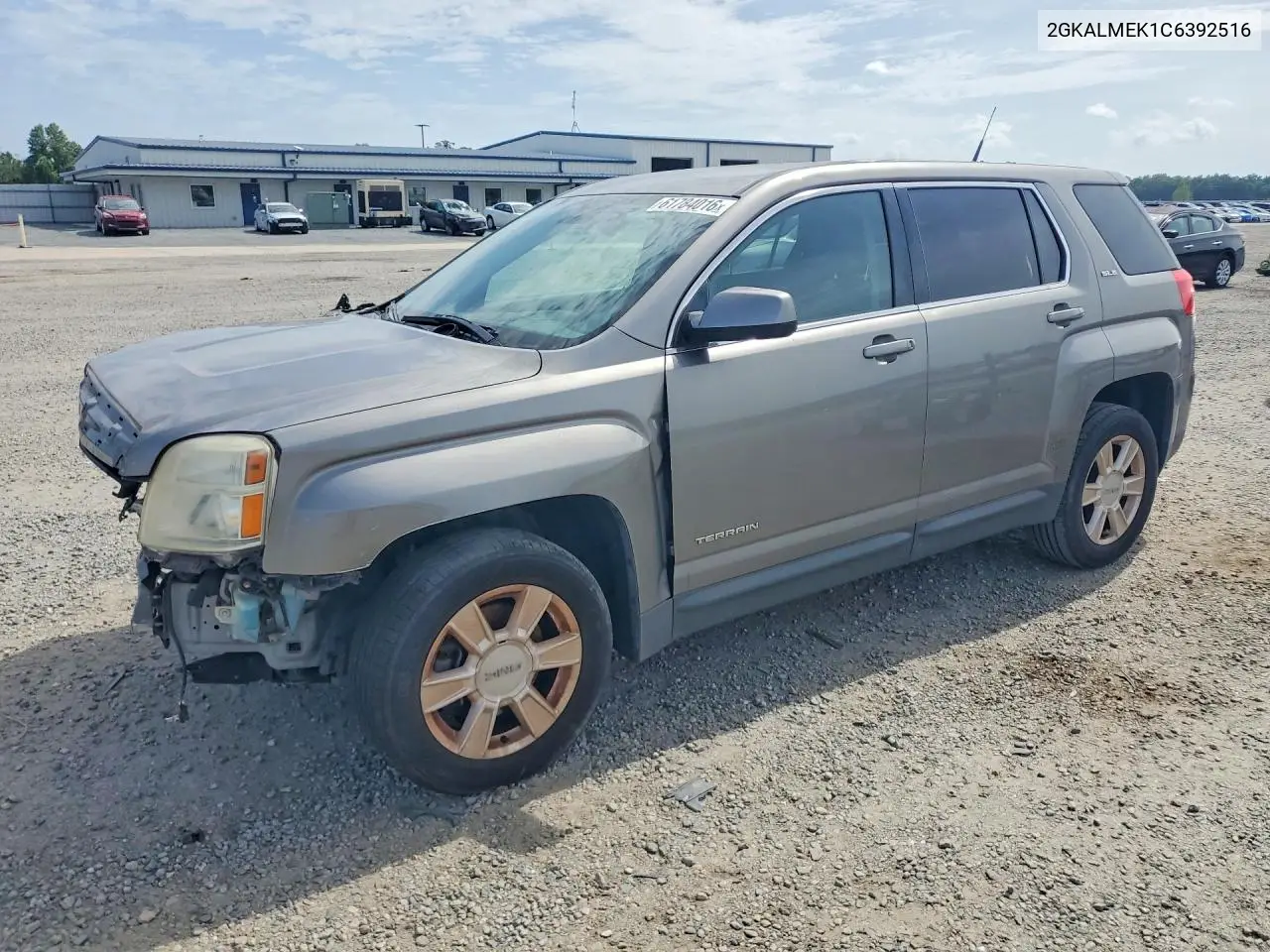 2012 GMC Terrain Sle VIN: 2GKALMEK1C6392516 Lot: 61784016