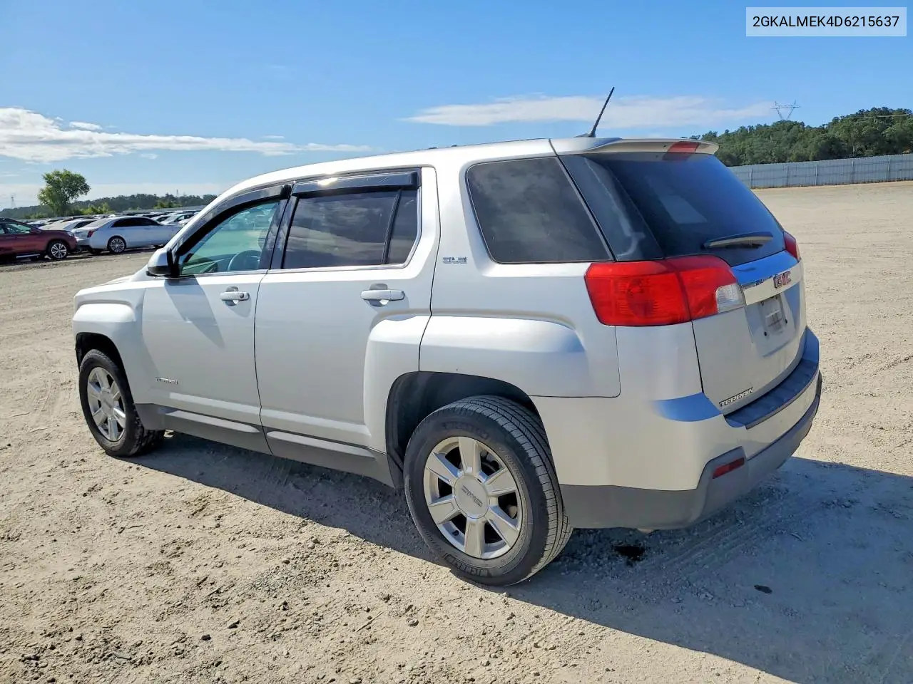 2013 GMC Terrain Sle VIN: 2GKALMEK4D6215637 Lot: 58954426