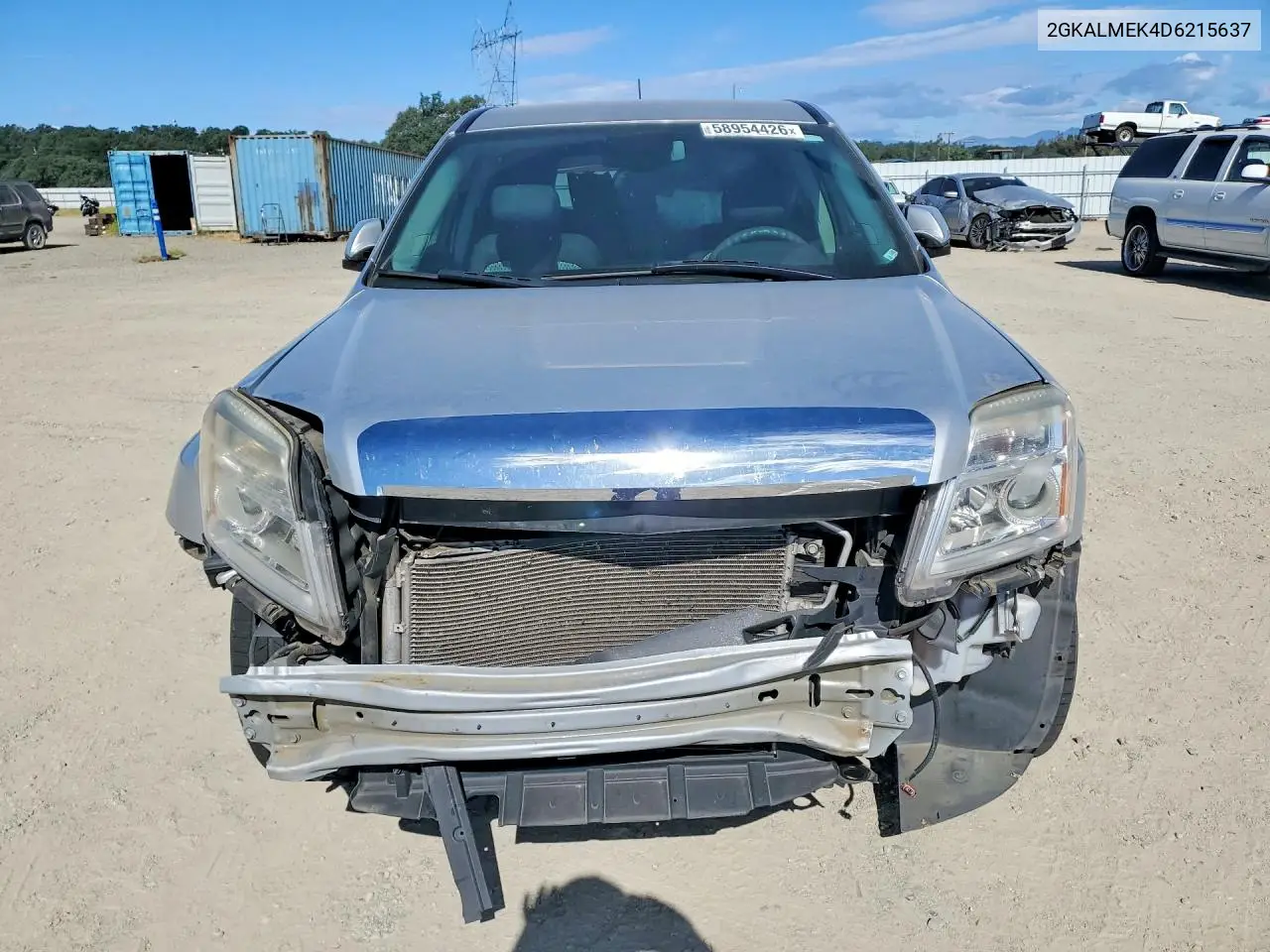 2013 GMC Terrain Sle VIN: 2GKALMEK4D6215637 Lot: 58954426