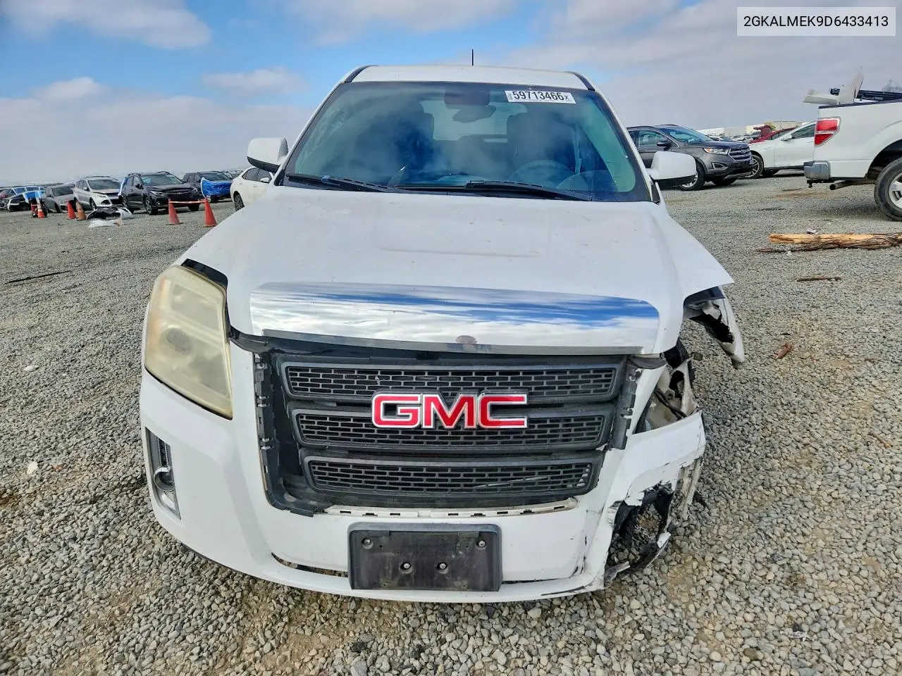 2013 GMC Terrain Sle VIN: 2GKALMEK9D6433413 Lot: 59713466