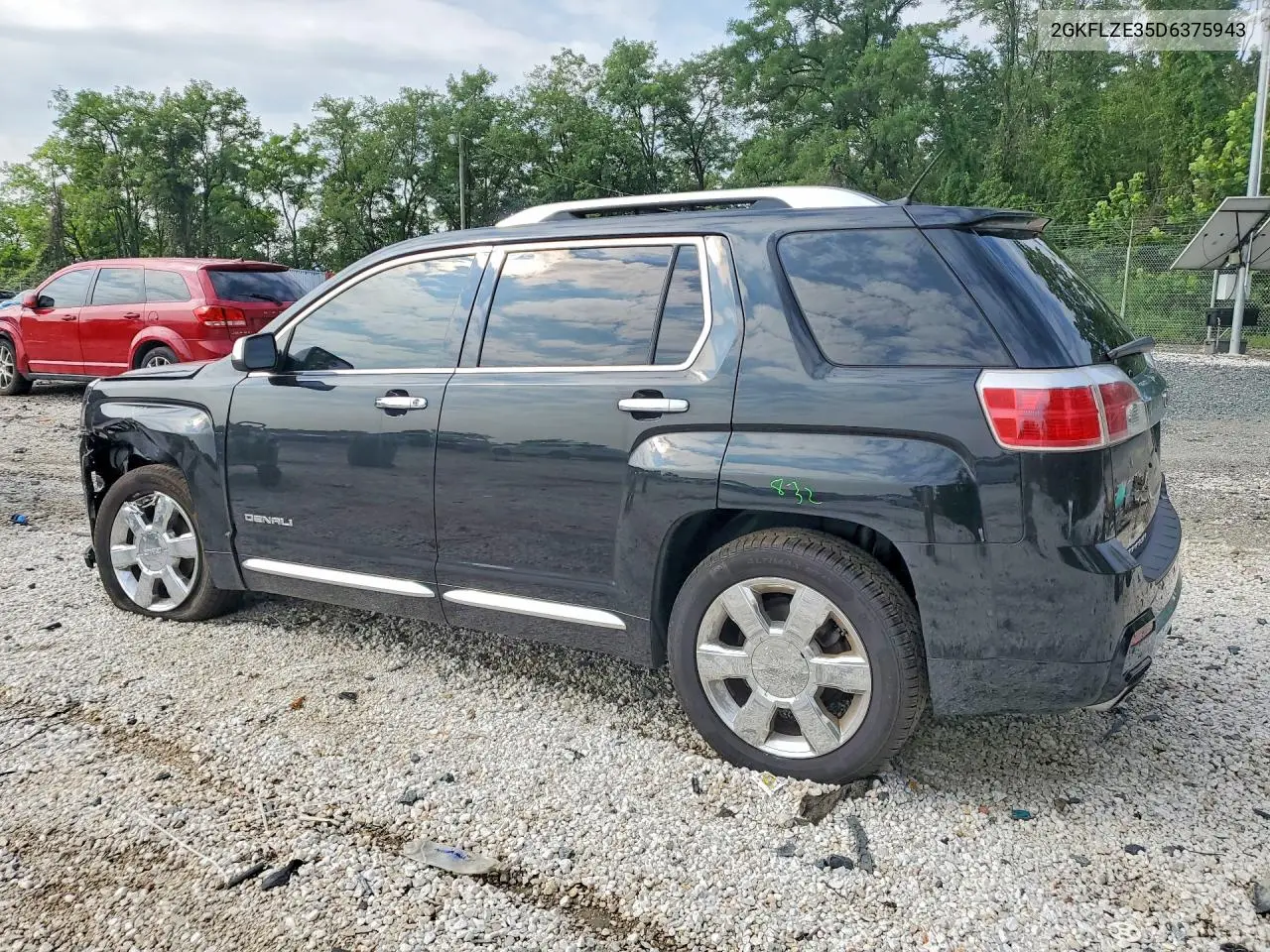 2013 GMC Terrain Denali VIN: 2GKFLZE35D6375943 Lot: 61184566