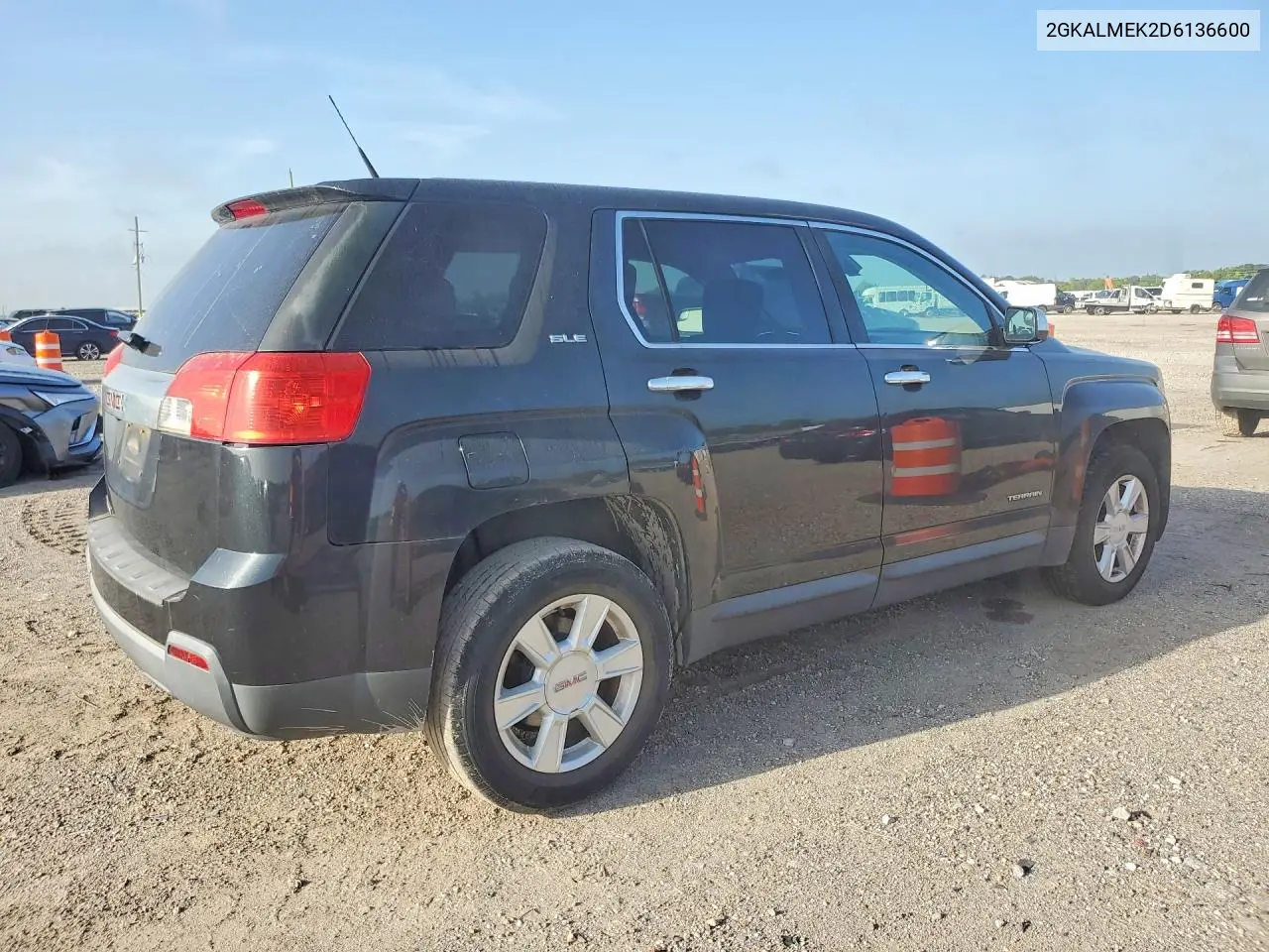 2013 GMC Terrain Sle VIN: 2GKALMEK2D6136600 Lot: 61572756