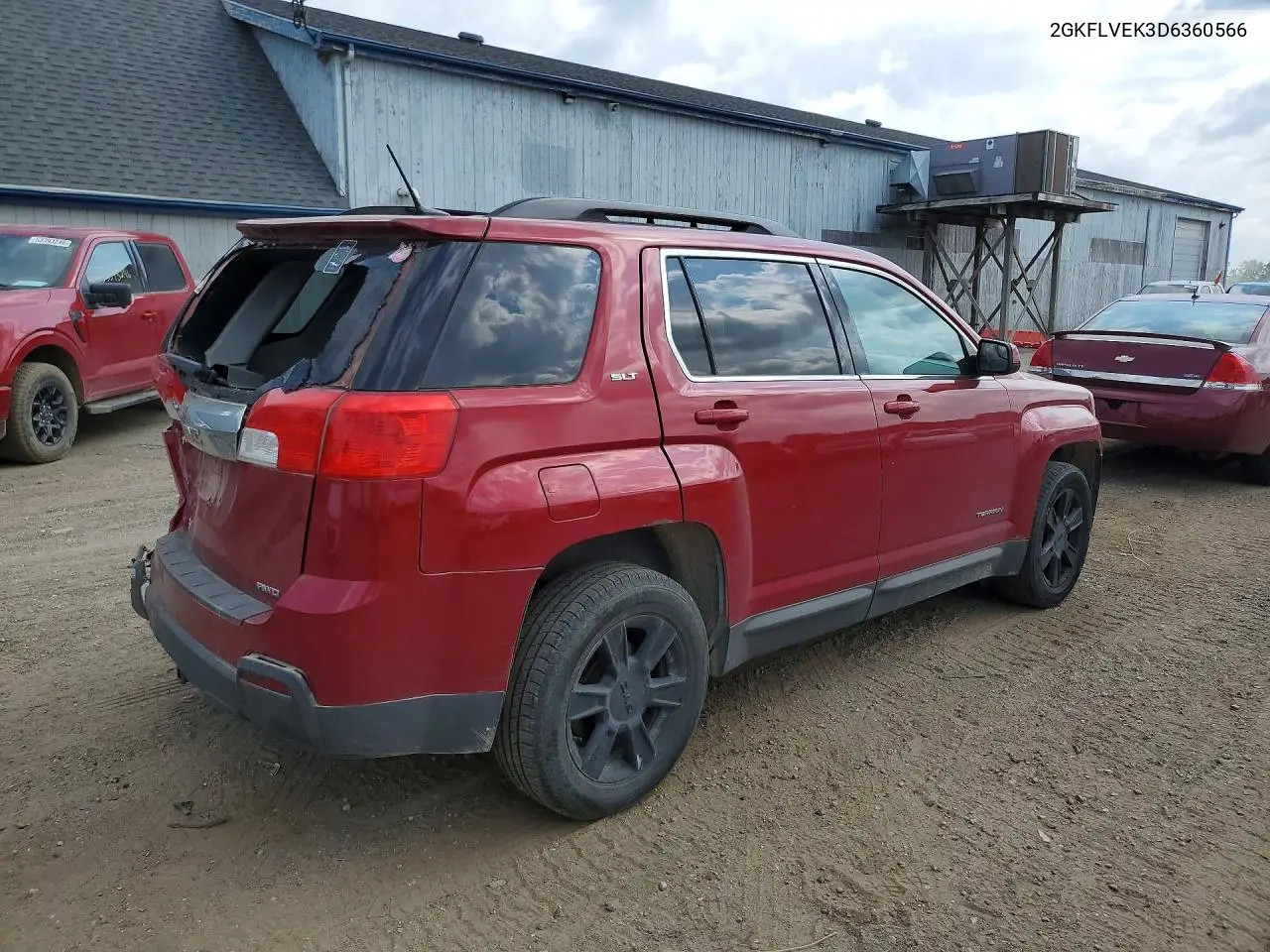 2013 GMC Terrain Slt VIN: 2GKFLVEK3D6360566 Lot: 61773486