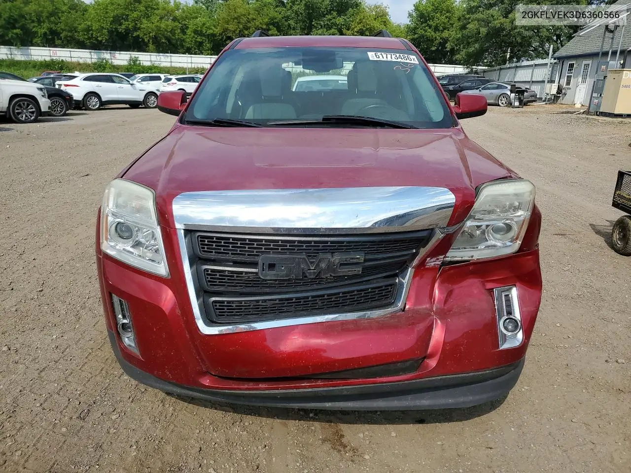 2013 GMC Terrain Slt VIN: 2GKFLVEK3D6360566 Lot: 61773486