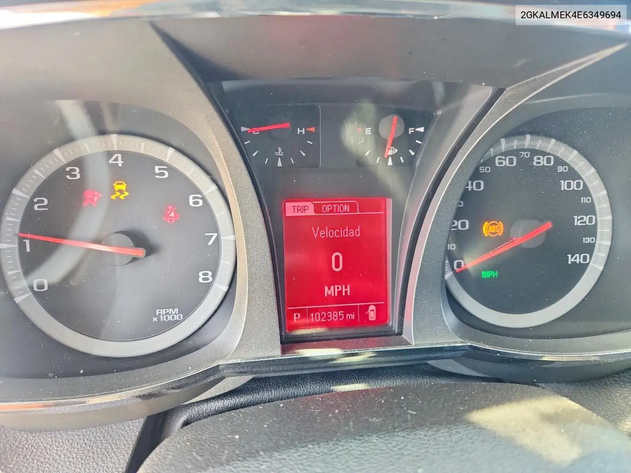 2014 GMC Terrain Sle VIN: 2GKALMEK4E6349694 Lot: 61439756