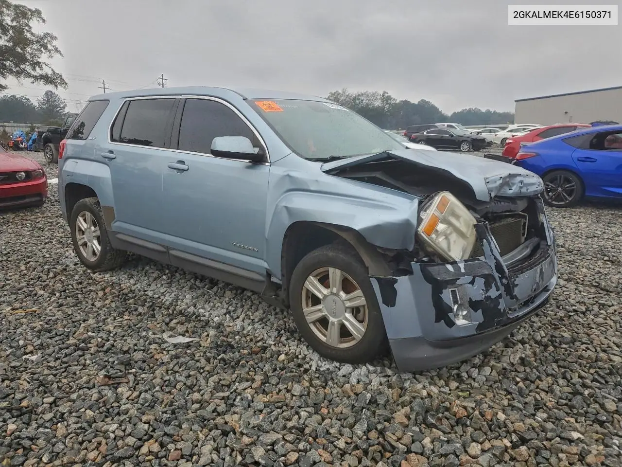 2GKALMEK4E6150371 2014 GMC Terrain Sle