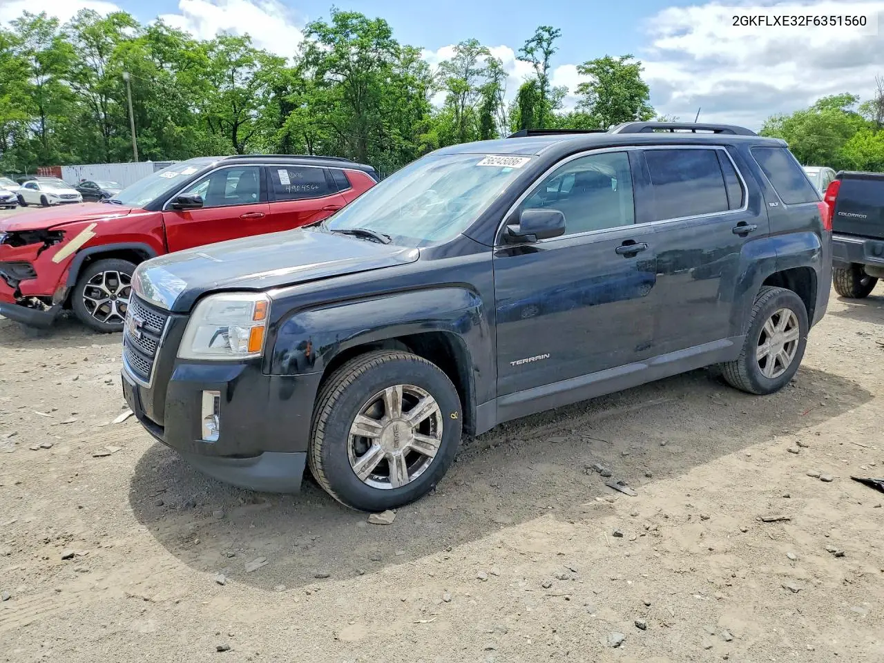 2015 GMC Terrain Slt VIN: 2GKFLXE32F6351560 Lot: 56245086
