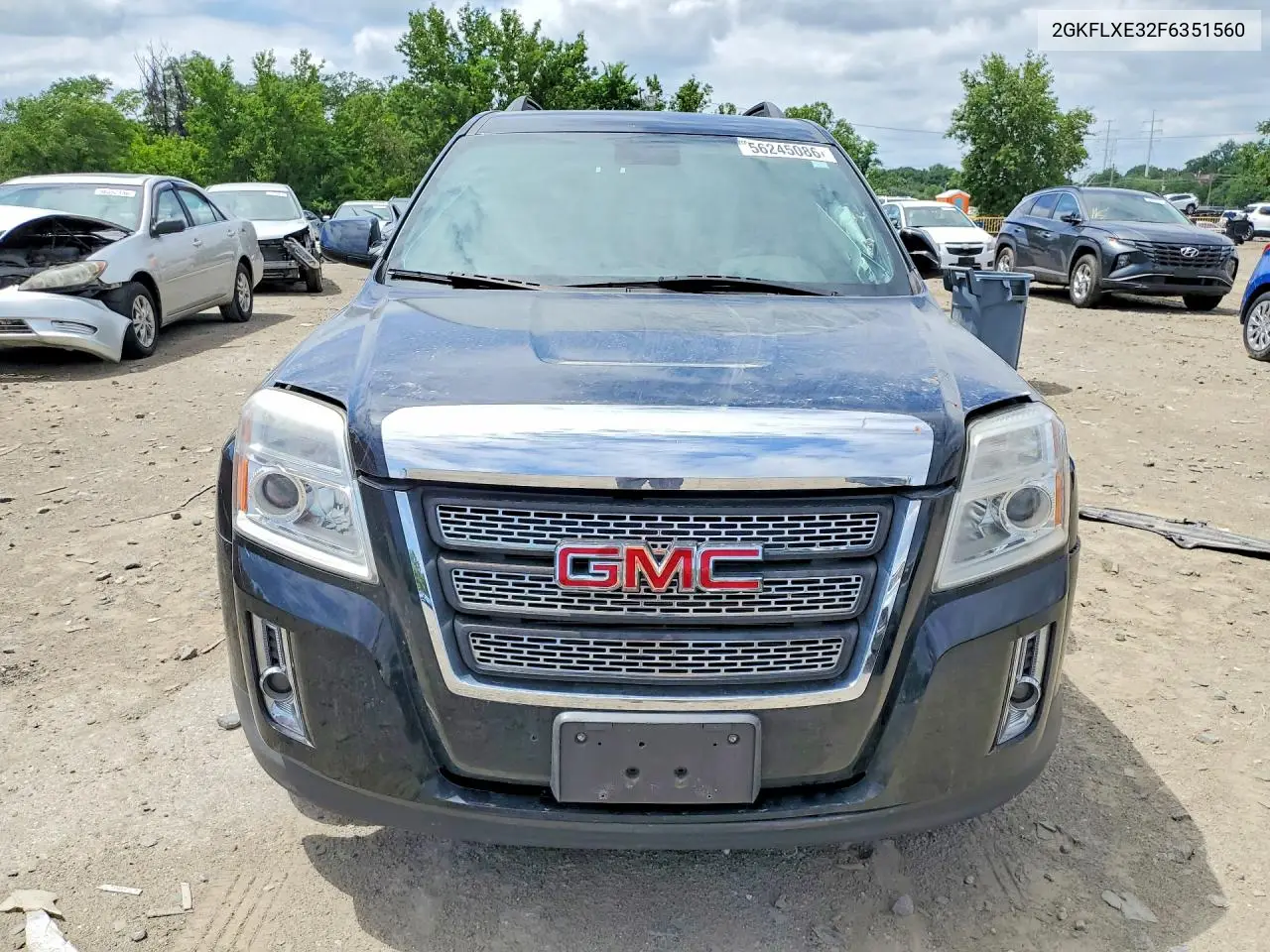 2015 GMC Terrain Slt VIN: 2GKFLXE32F6351560 Lot: 56245086