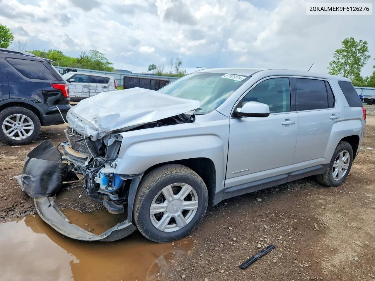 2015 GMC Terrain Sle VIN: 2GKALMEK9F6126276 Lot: 57021816