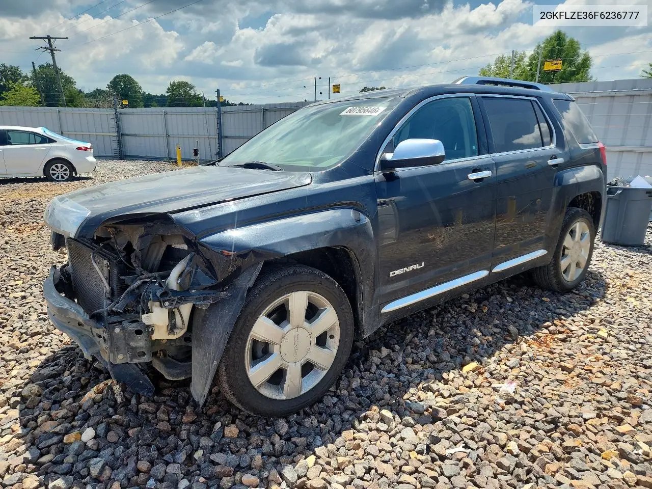2015 GMC Terrain Denali VIN: 2GKFLZE36F6236777 Lot: 60795646