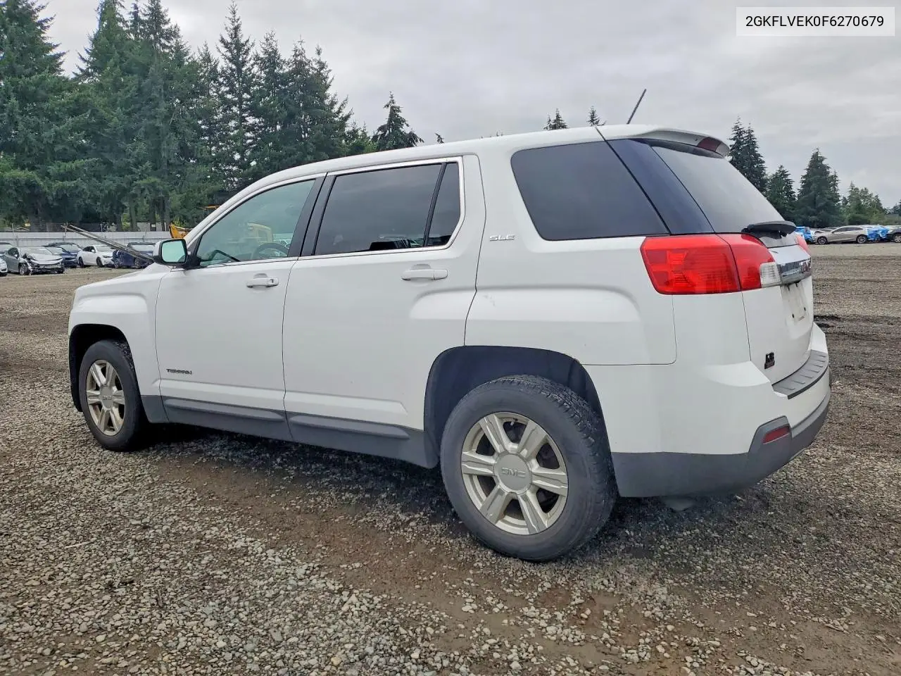 2015 GMC Terrain Sle VIN: 2GKFLVEK0F6270679 Lot: 61444926