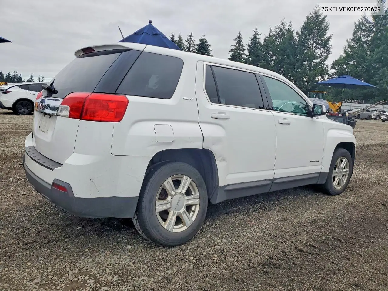 2015 GMC Terrain Sle VIN: 2GKFLVEK0F6270679 Lot: 61444926
