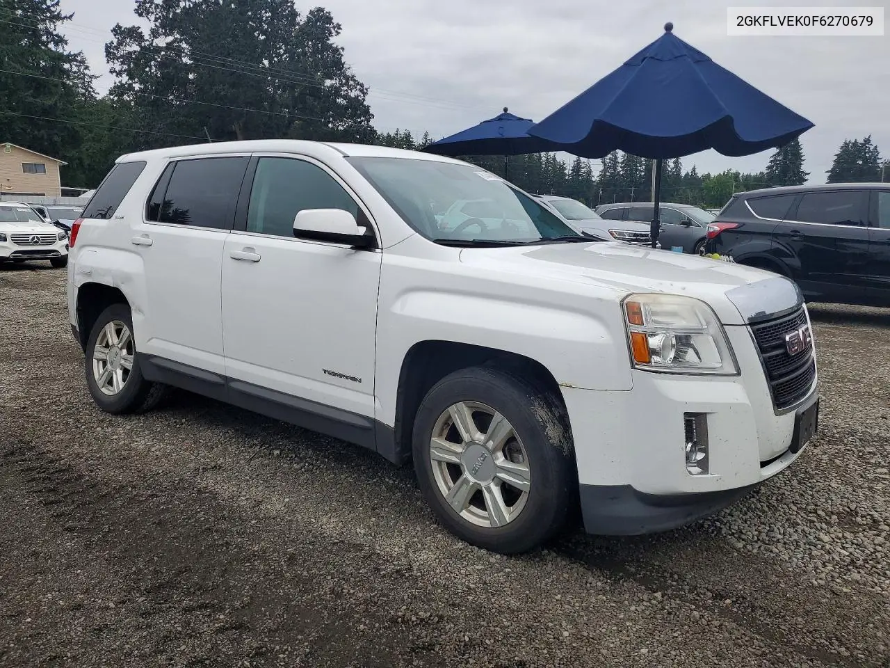 2015 GMC Terrain Sle VIN: 2GKFLVEK0F6270679 Lot: 61444926