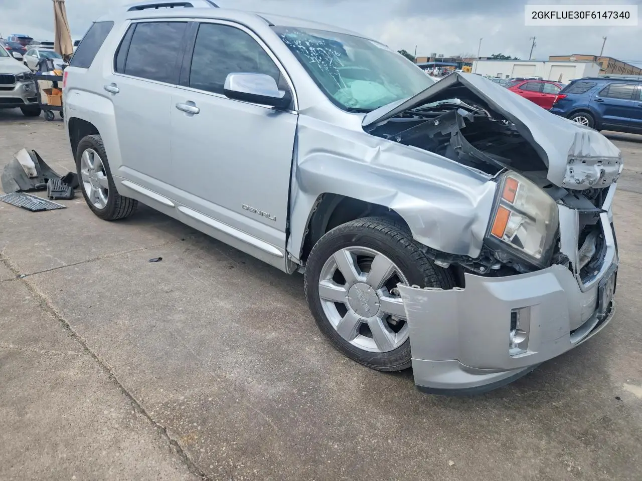 2015 GMC Terrain Denali VIN: 2GKFLUE30F6147340 Lot: 61557526