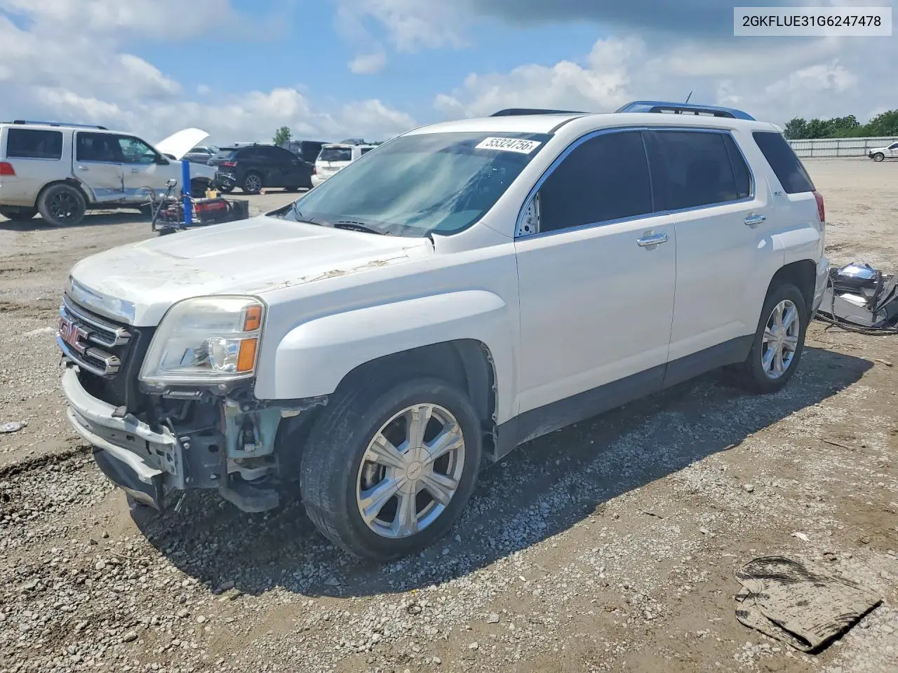 2GKFLUE31G6247478 2016 GMC Terrain Slt