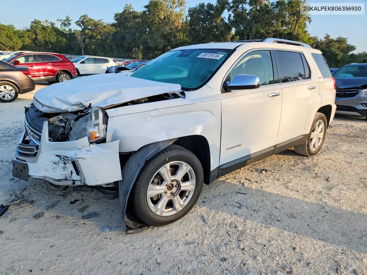 2016 GMC Terrain Slt VIN: 2GKALPEK8G6356930 Lot: 58019416