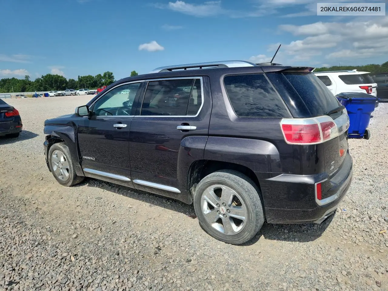 2016 GMC Terrain Denali VIN: 2GKALREK6G6274481 Lot: 60757576