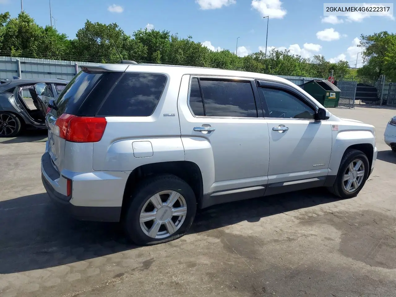 2016 GMC Terrain Sle VIN: 2GKALMEK4G6222317 Lot: 61348346
