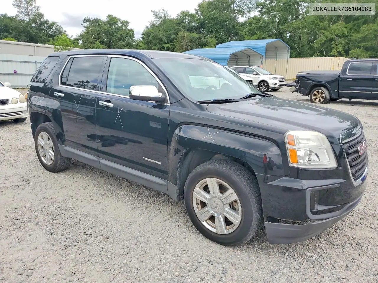 2016 GMC Terrain Sl VIN: 2GKALLEK7G6104983 Lot: 61704596