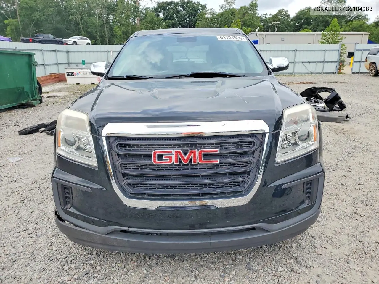 2016 GMC Terrain Sl VIN: 2GKALLEK7G6104983 Lot: 61704596