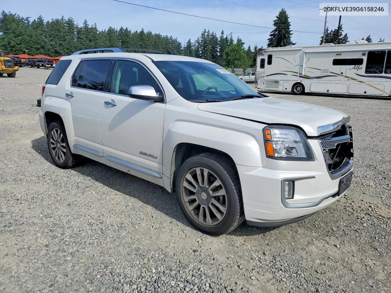 2016 GMC Terrain Denali VIN: 2GKFLVE39G6158246 Lot: 61936456