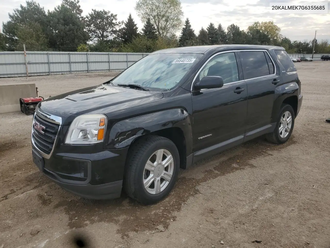 2GKALMEK7G6355685 2016 GMC Terrain Sle
