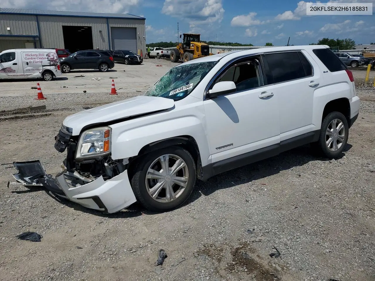2017 GMC Terrain Sle VIN: 2GKFLSEK2H6185831 Lot: 56184766