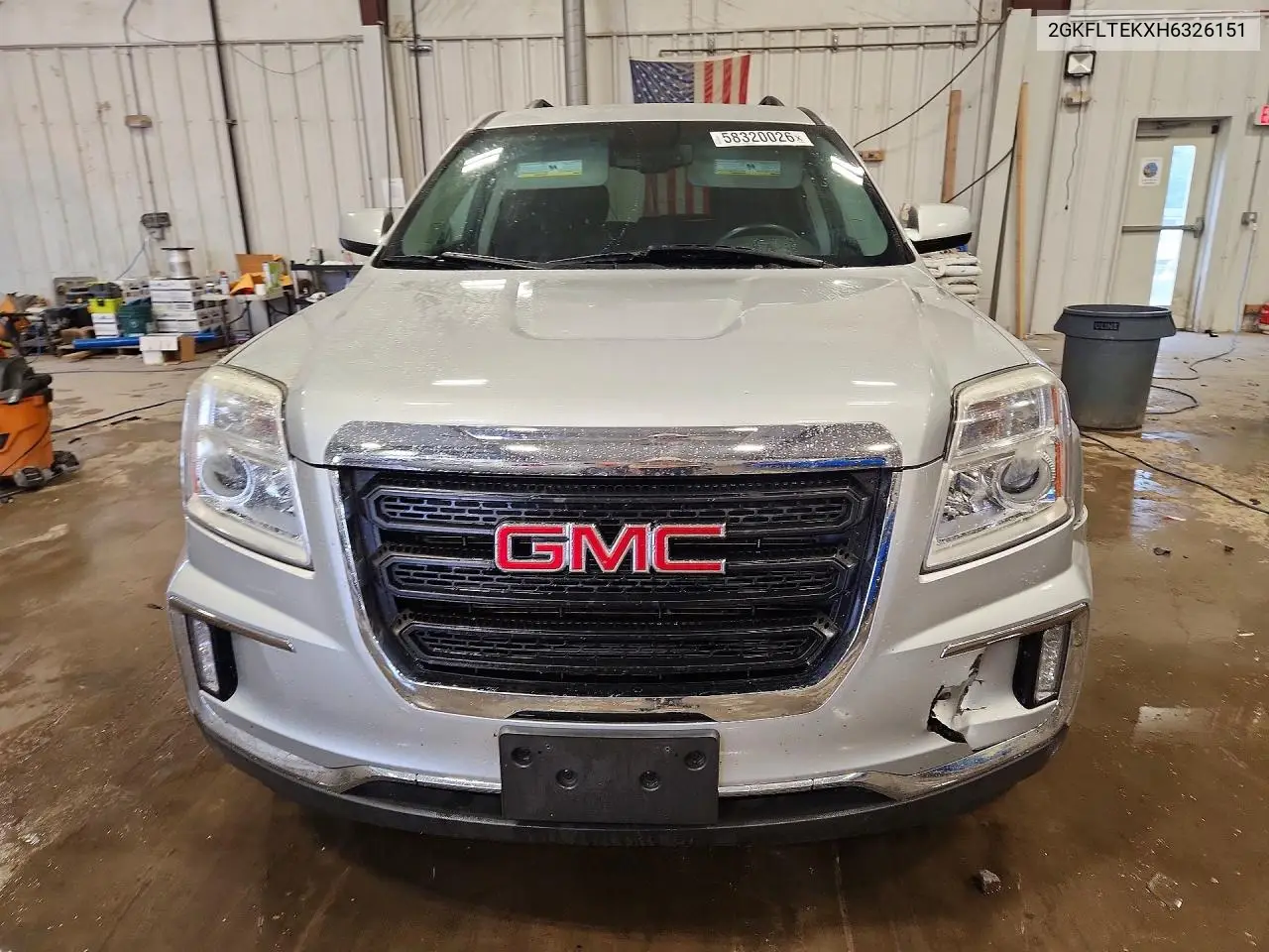 2017 GMC Terrain Sle VIN: 2GKFLTEKXH6326151 Lot: 58320026