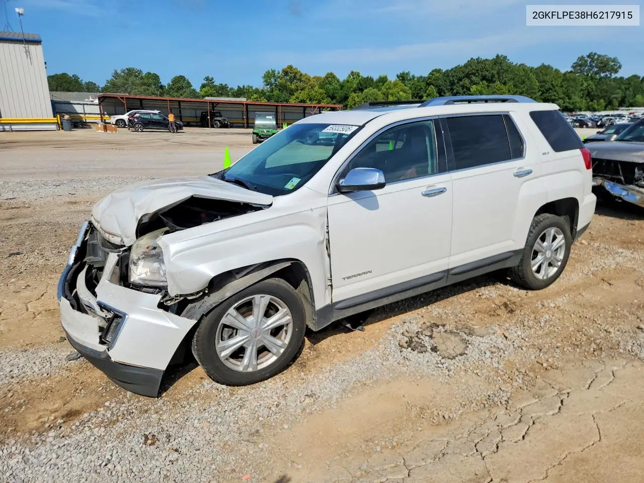 2017 GMC Terrain Slt VIN: 2GKFLPE38H6217915 Lot: 59332906