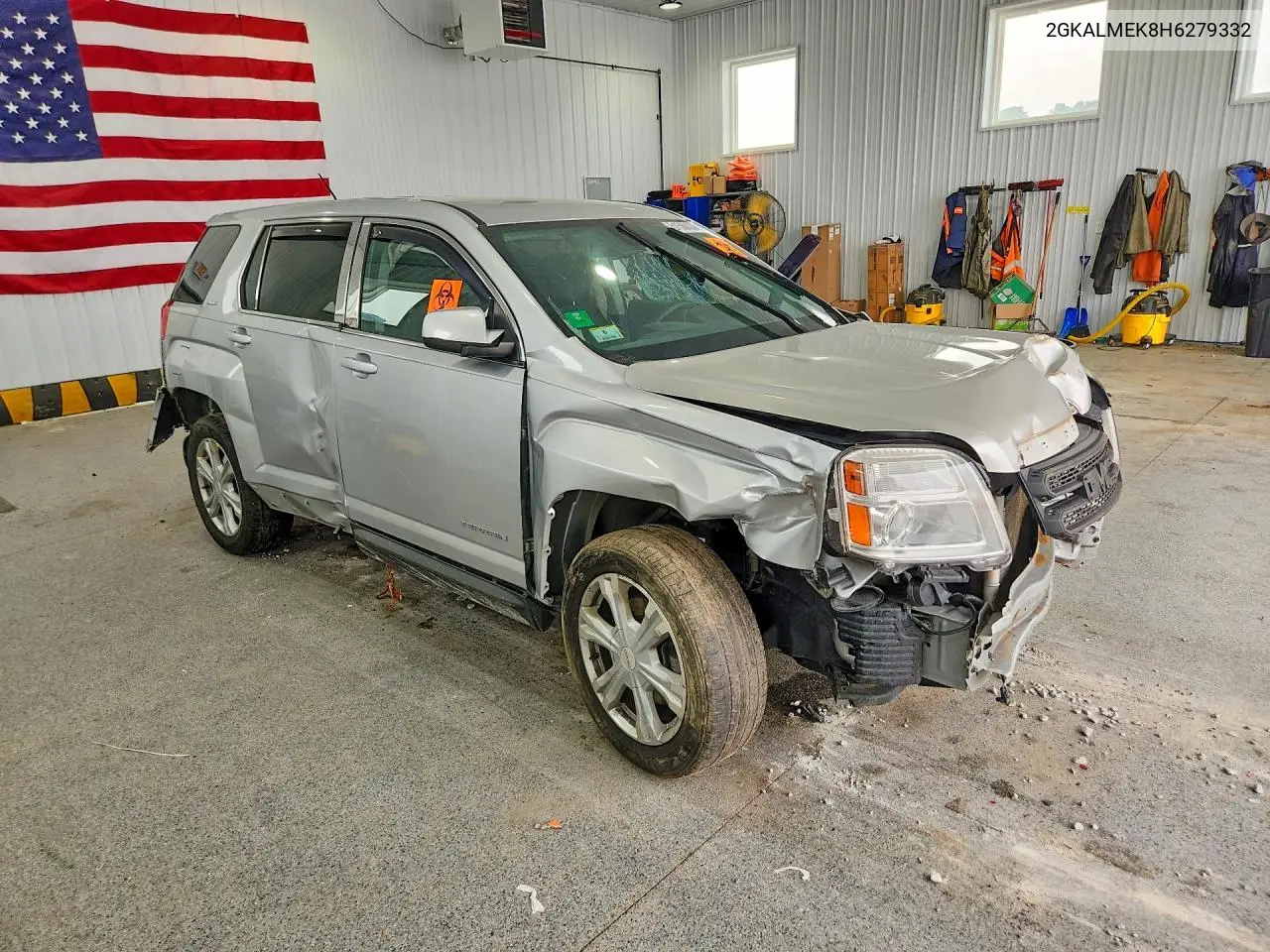 2017 GMC Terrain Sle VIN: 2GKALMEK8H6279332 Lot: 61588306