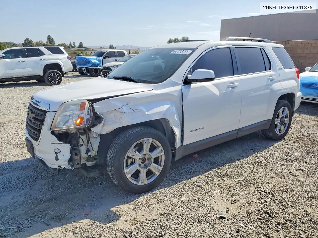 2017 GMC Terrain Sle VIN: 2GKFLTE35H6341875 Lot: 61613166