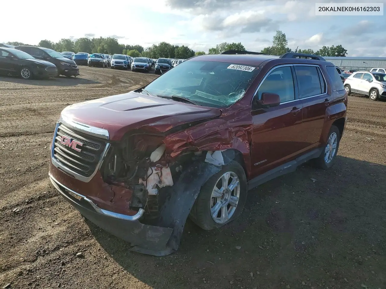 2017 GMC Terrain Sle VIN: 2GKALNEK0H6162303 Lot: 62092306