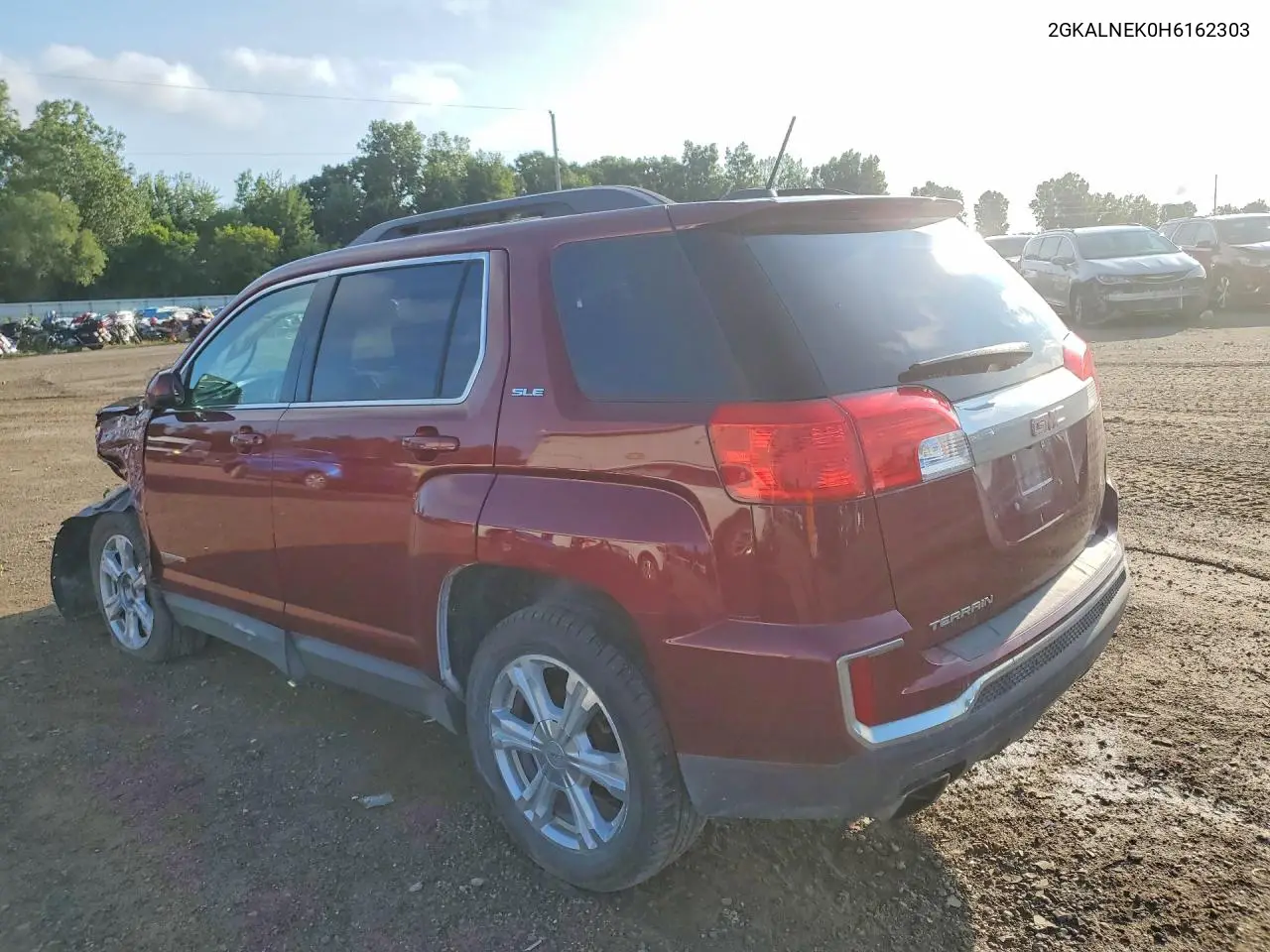 2017 GMC Terrain Sle VIN: 2GKALNEK0H6162303 Lot: 62092306