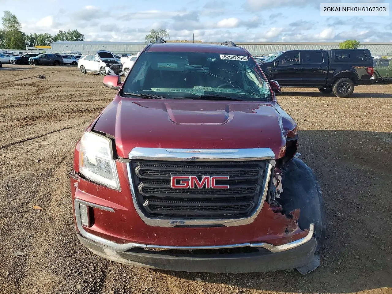 2017 GMC Terrain Sle VIN: 2GKALNEK0H6162303 Lot: 62092306