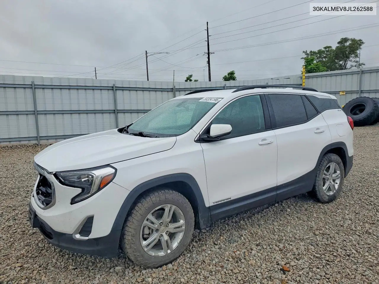 2018 GMC Terrain Sle VIN: 3GKALMEV8JL262588 Lot: 56334196