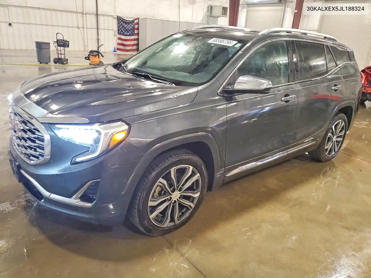 2018 GMC Terrain Denali VIN: 3GKALXEX5JL188324 Lot: 58596756