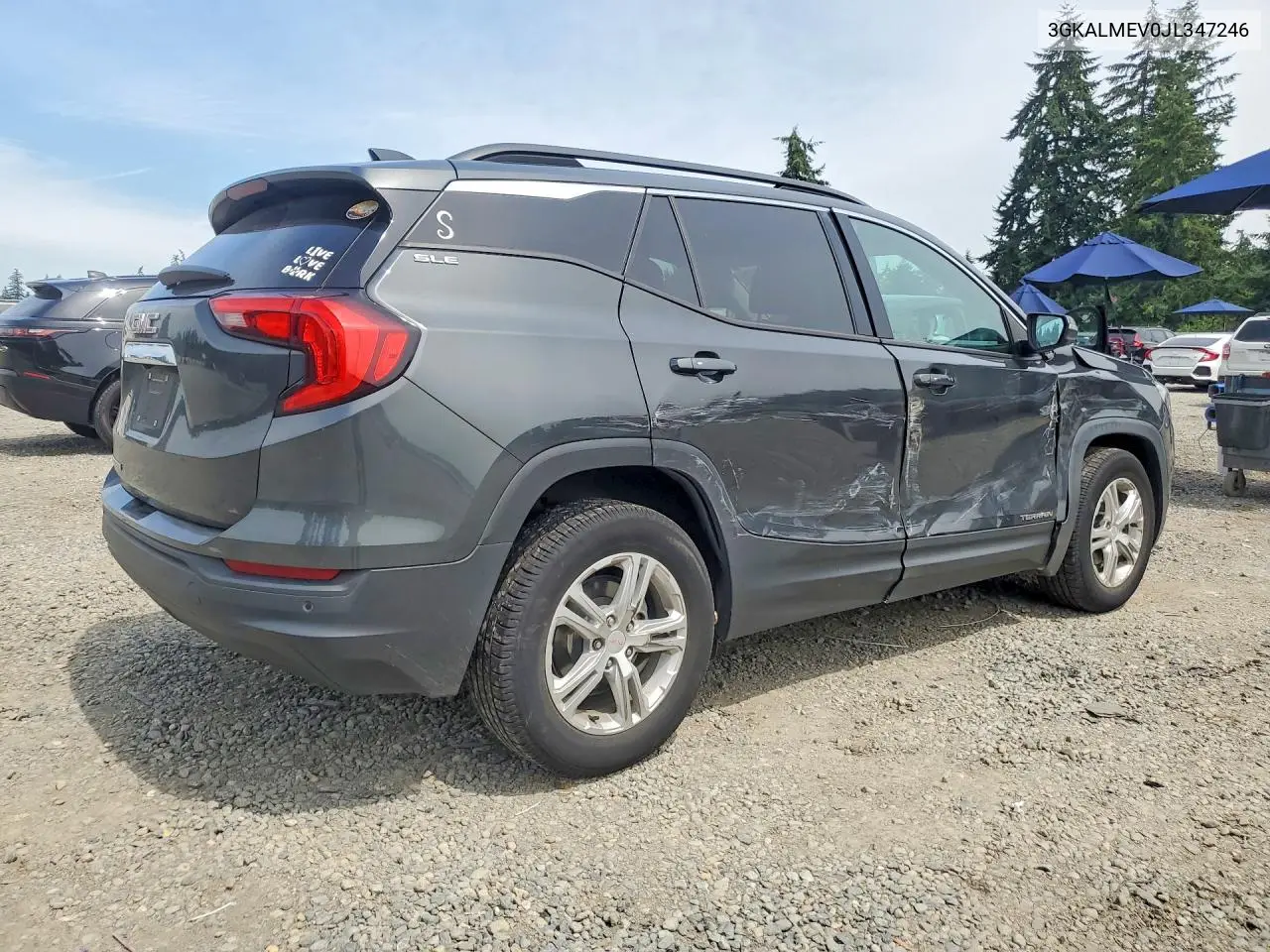 2018 GMC Terrain Sle VIN: 3GKALMEV0JL347246 Lot: 59274036
