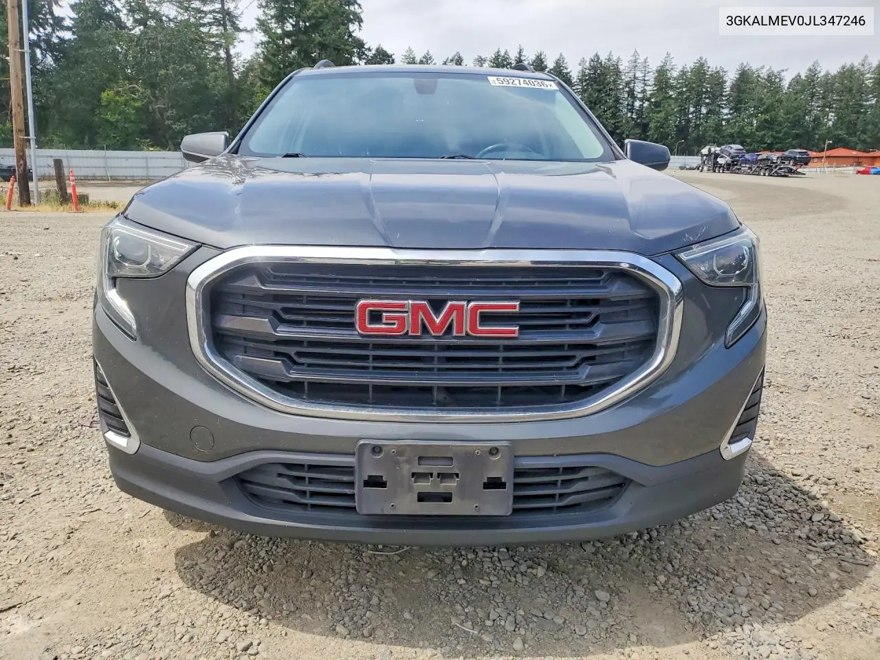 2018 GMC Terrain Sle VIN: 3GKALMEV0JL347246 Lot: 59274036